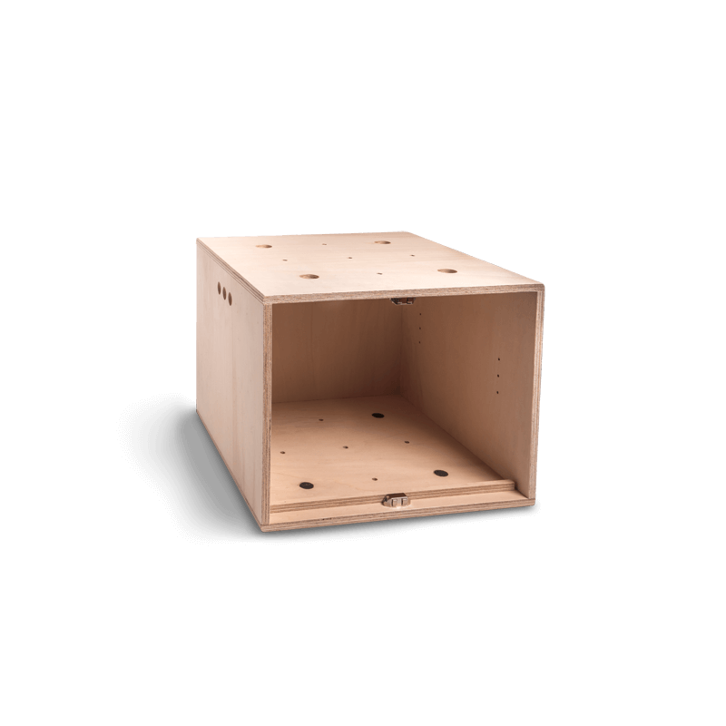 Gro&szlig;e Box ohne Frontplatte