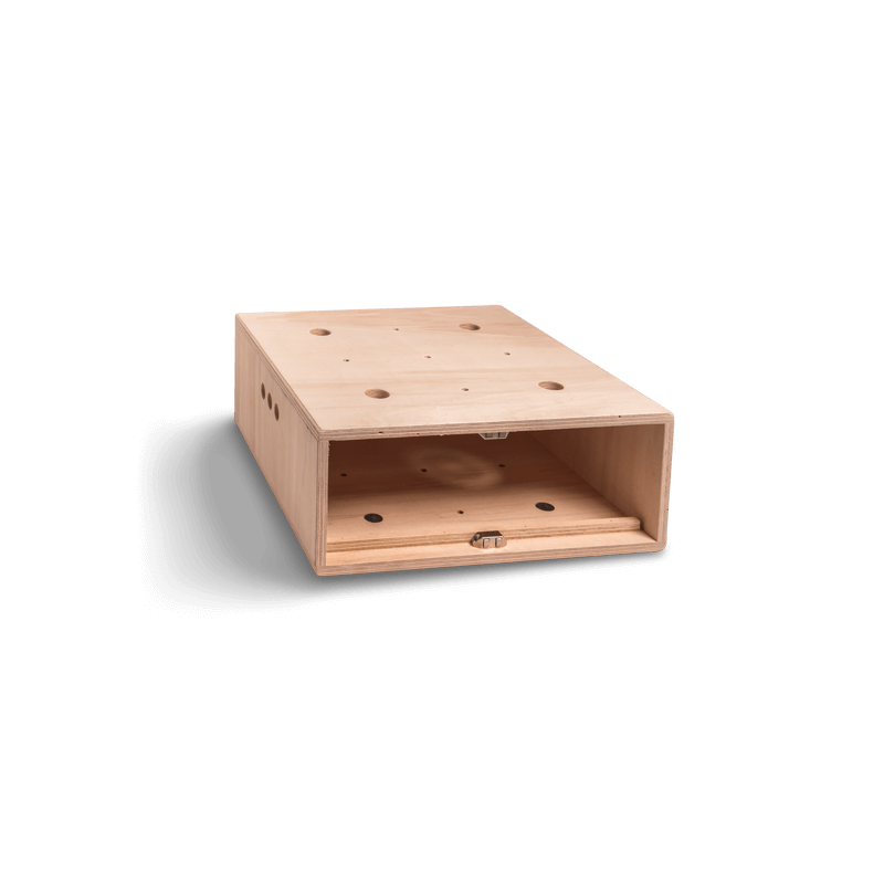 Half-height box without facade