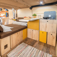 van attrezzato interno Volkswagen Transporter T5  Veicolo commerciale