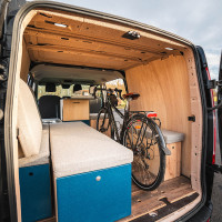 sleeping in a Ford Transit Custom 2  Utility van van