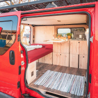 schlafen im Hyundai H1  Kastenwagen