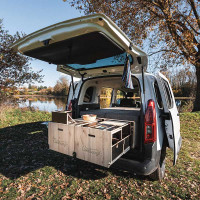 kit letto auto familiare modulare