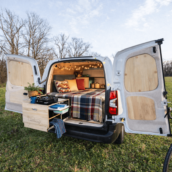 convert small cargo van into a camper van