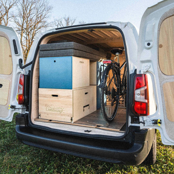 couchage dans utilitaire compact facile
